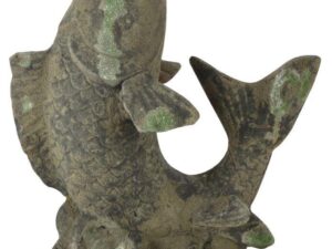 Aged Terracotta Outdoor Garden Pond Fish - Image 1