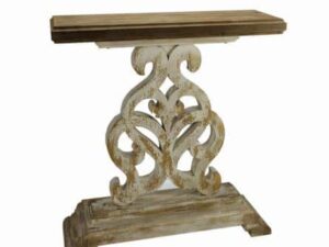 Aged Ivory Side Table - Image 1