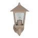 Erica Lantern Taupe Uplighter Outdoor Wall Light 4 Sided Lantern