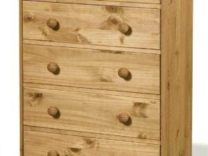 Wooden Cotswold 5 Drawer Chest Pine