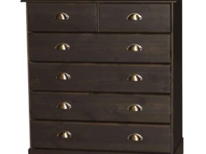 Terra 4 Plus 2 Drawer Chest Dark Pine - Image 1