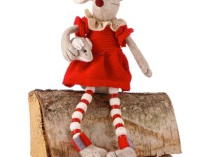 Christmas Pixie Mouse 33cm - Red Mouse