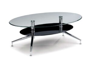Julian Bowen Oklahoma Glass Coffee Table - Image 1