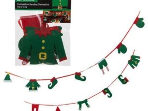 ELF CLOTHES LINE HANGING DECORATION - Image 1