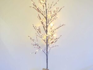 XMAS SNOW TREE WITH BERRYS 180CM