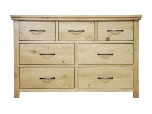 Alcester  Oak Bedroom 3 Over 4 Chest - Image 1