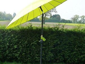 Li-Lo Leisure 2.7m Lime Crank Parasol Garden Patio Umbrella Sun Shade Aluminium Frame Green - Image 1