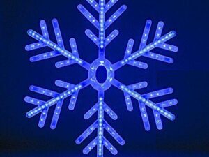 Christmas Workshop 71400 60 cm Snowflake LED Rope Light - Blue/White - Image 1