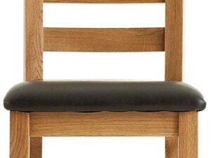 Hagley Dining Ladder Back Chair PU Seat - Image 1