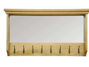 Alcester Oak Dining Large Glazed Coat Rack - Image 1