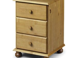 Julian Bowen Pickwick 3 Drawer Bedside - Image 1