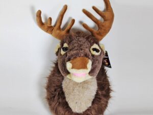 Motion Activated Singing Reindeer Head 40cm - Image 1