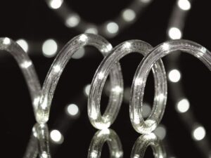 Christmas Rope Light 12m Clear White - Image 1