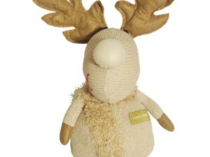 Flame Christmas Pale Gold Rum Reindeer Standing - Image 1