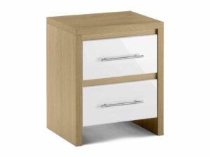 Julian Bowen Stockholm 2 Drawer Bedside - Image 1