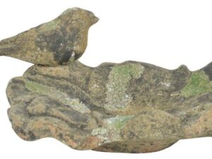 Aged Terracotta Bird Bath (small)