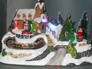 Christmas Village Scene Animated