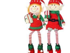 32" Decorative Elf Plush Boy Or Girl Assorted - Image 1