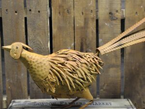 Rusty Pheasant 22" Standing Garden Ornament