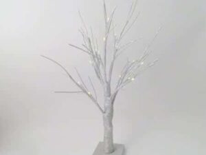 Silver Glitter Tree 50cm