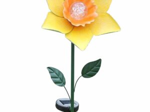 Creekwood 48039 Creek Wood Solar Flower Stake Light, Daffodil, 10 x 24 x 90 cm - Image 1