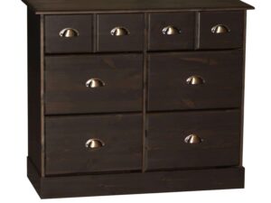 Terra 4 Plus 2 Deep Drawer Chest Dark Pine - Image 1