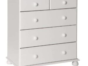 Copenhagen 2 + 3 Deep Drawer Chest in White - Image 1