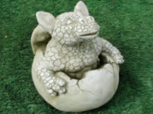 GARDEN STONE ORNAMENT DRAGON HATCHING - CLICK & COLLECT ONLY - Image 1