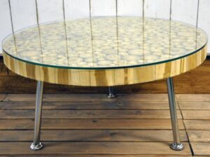 Teak Branch Root Coffee Table 80X80X40CM - Image 1