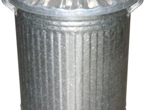 Dustbin & Lid Galvanised - Image 1