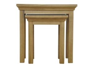 Alcester  Oak Dining Nest of 2 Tables - Image 1