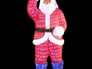 Christmas Acrylic 3D Santa 600 LED 120cm - Image 1