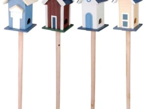 Shaker Outdoor Garden Bird Feeder On Pole FSC? 100% - Image 1