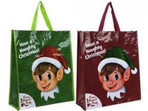 Christmas shopping bag Elves Behavin' Badly - Image 1