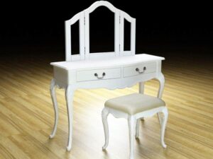 Charlotte Dressing Table Mirror and Stool - Image 1