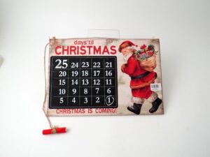 XMAS ADVENT CALENDAR DAYS TILL CHRISTMAS