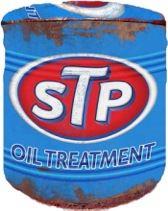 Retro Viintage Oil Drum Stp Stool/Storage Large