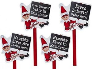 Wooden Elf garden Christmas signs - New for xmas 2017
