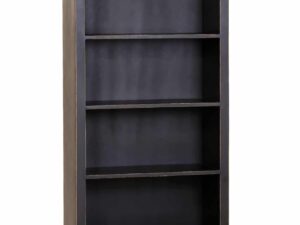 Nanjing Tall Bookcase, Aged Black - Assembled