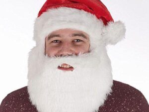 Santa Hat With Moustache And Beard - Image 1