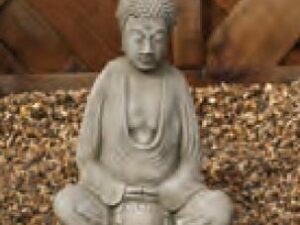 SMALL STONE GARDEN ORNAMENT BUDDHA DESIGN - CLICK & COLLECT ONLY - Image 1