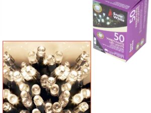 Christmas 50 Warm White LED Lights - Image 1