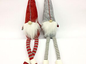 Christmas Dangly Leg Gonks - Red or Grey (Grey) - Image 1