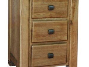 Tiger Wood Bedside Table