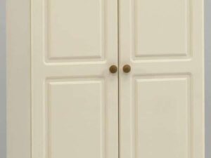 Dumfries Cream & Pine 2 Door Wardrobe - Flat-Pack