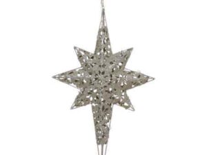 Christmas Star Metal Glamour With Lights 47cm - Image 1