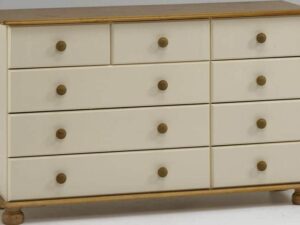 Dumfries Cream & Pine 2+3+4 Chest Of Drawers - Flat-Pack