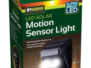 LED SOLAR MOTION SENSOR WALL LIGHT OUTDOOR GARDEN FENCE SECURITY STEPS YARD - Image 1