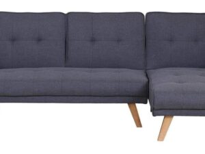 Sofa Bed Kitson L Shaped Grey Fabric Corner