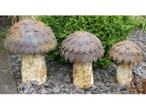 Garden Metal Mushroom Large